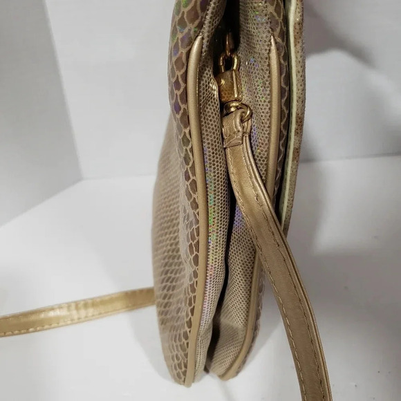 VTG J.Renee Iridescent/Snakeskin Print Shoulder  Bag. - Picture 4 of 9